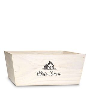 White Barn Wooden Crate